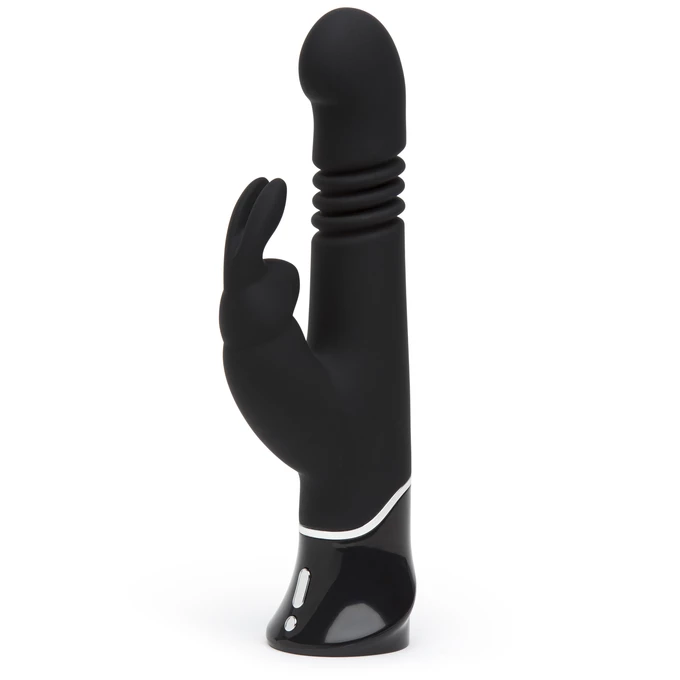 Fifty Shades of Grey Greedy Girl G-Spot Thrusting Rabbit Vibrator- Wibrator króliczek z ruchem pulsacyjnym, Czarny