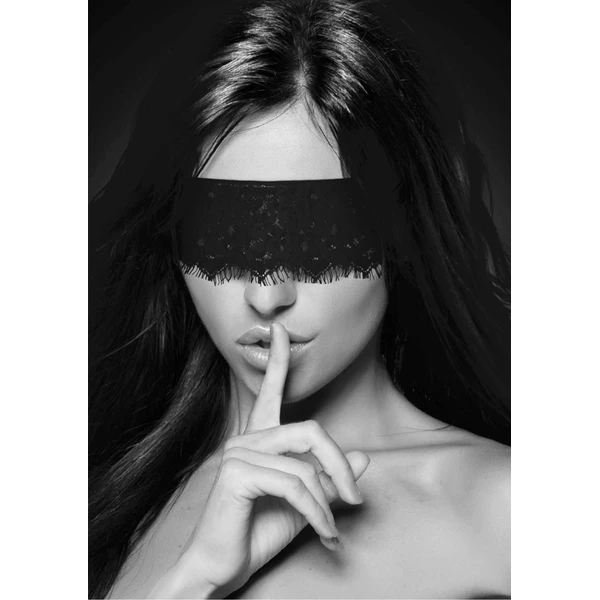 Shots Lace Mask With Elastic Straps - Maska na oczy