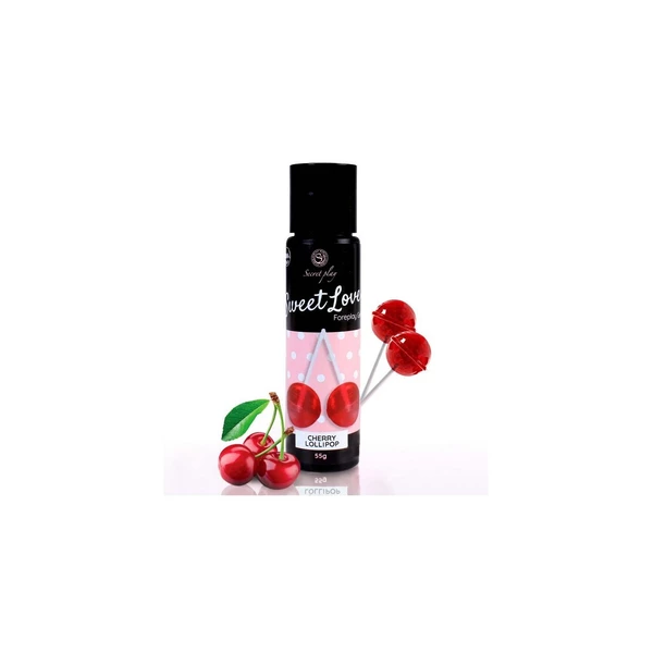 Secret Play Cherry Gel - Krémový gél s príchuťou čerešne, 60 ml