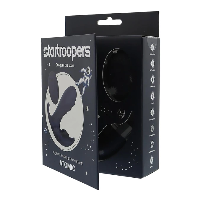 Dream toys Startroopers Atomic - Wibrujący masażer prostaty sterowany pilotem