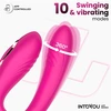 Intoyou Couty Couple toys - Wibrujące jajeczko z funkcją oscylacji, sterowane aplikacją
