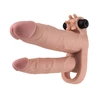 Crushious General Dickobi - Vibračný predlžovací návlek na penis s dildom