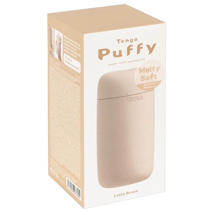 Tenga Puffy Latte Brown - Klasický masturbátor s mäkkou textúrou