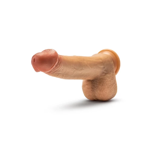 Blush Dr. Skin Silicone Dr. Phillips 8.5 Inch - Vibračné dildo s funkciou pulzovania s prísavkou na diaľkové ovládanie
