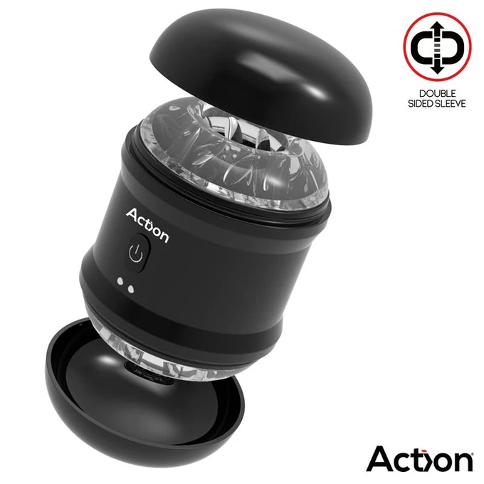 Action Thor Double Sided - Masturbátor s vibrátorom