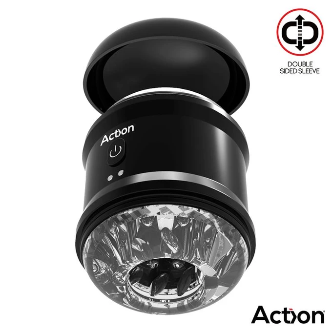 Action Thor Double Sided - Masturbátor s vibrátorom