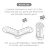 Tenga Flip 0 Gravity - Klasický masturbátor s efektom sania a tlaku, biely
