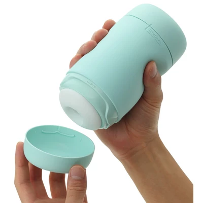 Tenga Puffy Mint Green- Klasický masturbátor s mäkkou textúrou