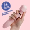 Crushious Dual Massage Wand Jinx - Podwójny wibrator typu wand, z funkcją podgrzewania, jasnoróżowy