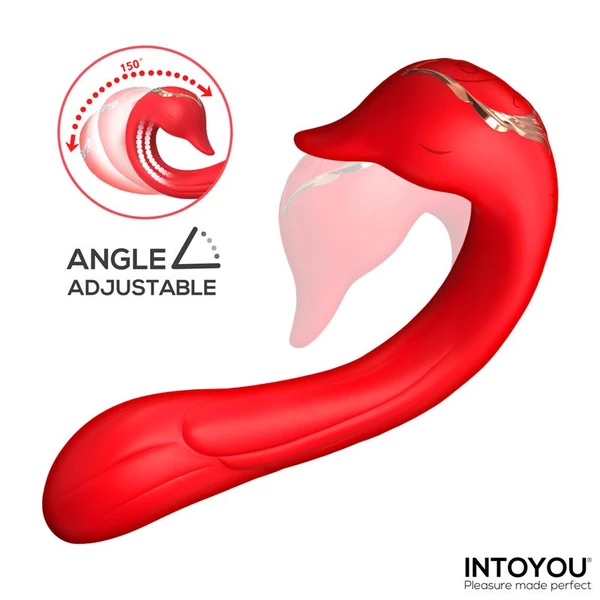 Intoyou Swana - Vibrátor bodu G s funkciou pohyblivého jazyka a nastaviteľným telom