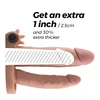 Crushious General Dickobi - Vibračný predlžovací návlek na penis s dildom