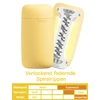 Tenga Puffy Custard Yellow - Klasický masturbátor s mäkkou textúrou