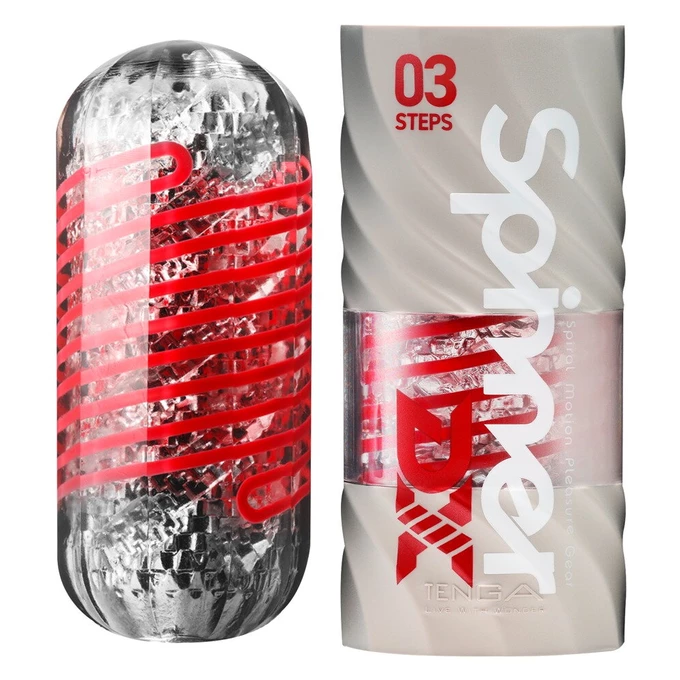 Tenga Spinner DX 02 Bumps - Klasický masturbátor s krútiacim efektom