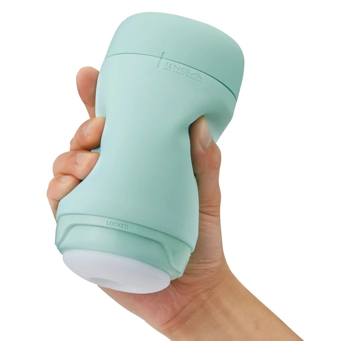 Tenga Puffy Mint Green- Klasický masturbátor s mäkkou textúrou