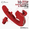 Intoyou Mouty Vibe - Wibrator króliczek z ruchomym językiem i symulacją oralną, sterowane aplikacją