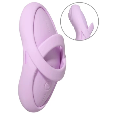 Svakom Echo 2 - Miniwibrator na palec z odpinanym etui i funkcją podgrzewania, Różowy