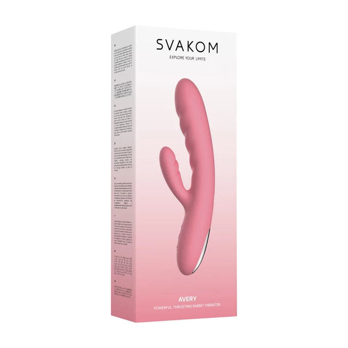 Svakom Avery - Vibrátor rabbit, ružová