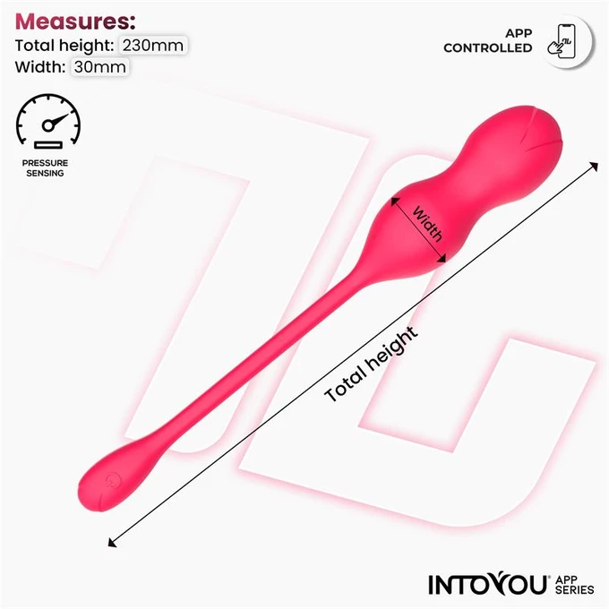 Intoyou Kyra Pelvic - Gejša guličky ovládané aplikáciou