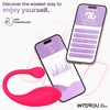Intoyou Bulby - Vibračné vajíčko ovládané aplikáciou, ružové