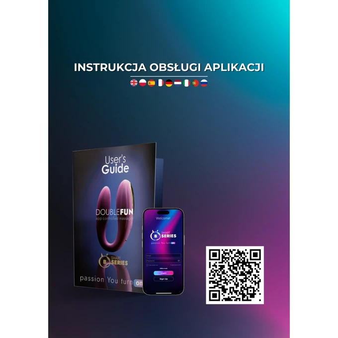 B Series Double Fun - Vibrátor vajíčka, ovládaný aplikáciou