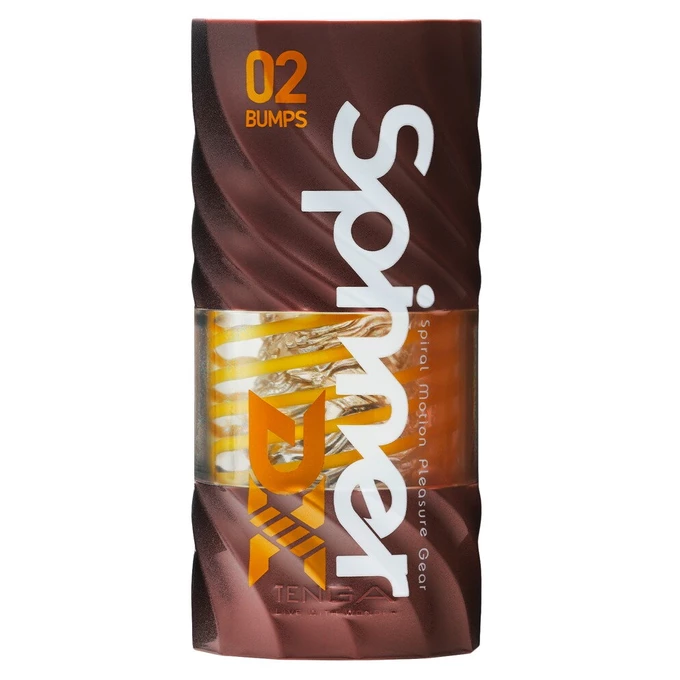 Tenga Spinner DX 02 Bumps - Klasický masturbátor s krútiacim efektom