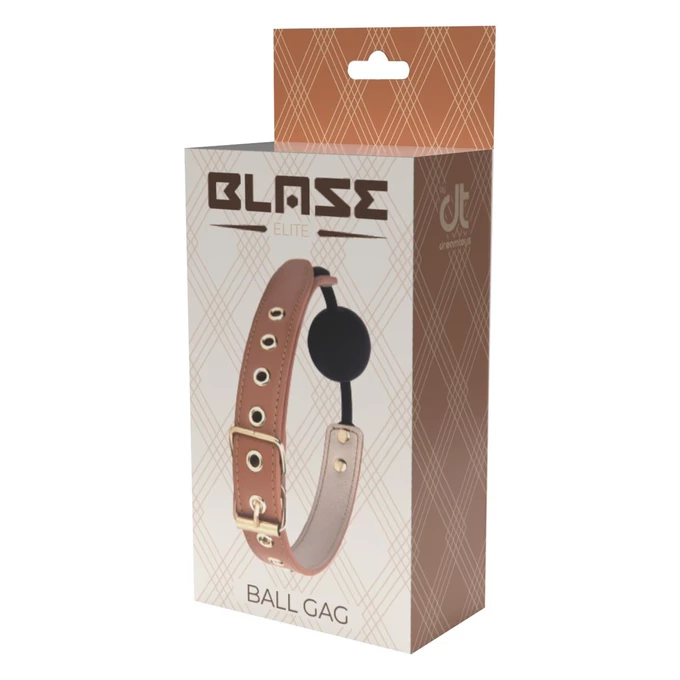 Blaze Elite Ball gag - Knebel ze skóry wegańskiej