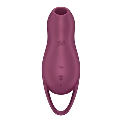 Satisfyer Pocker Pro 1 - Klitorálny vibrátor s funkciou tlakových vĺn, fialová