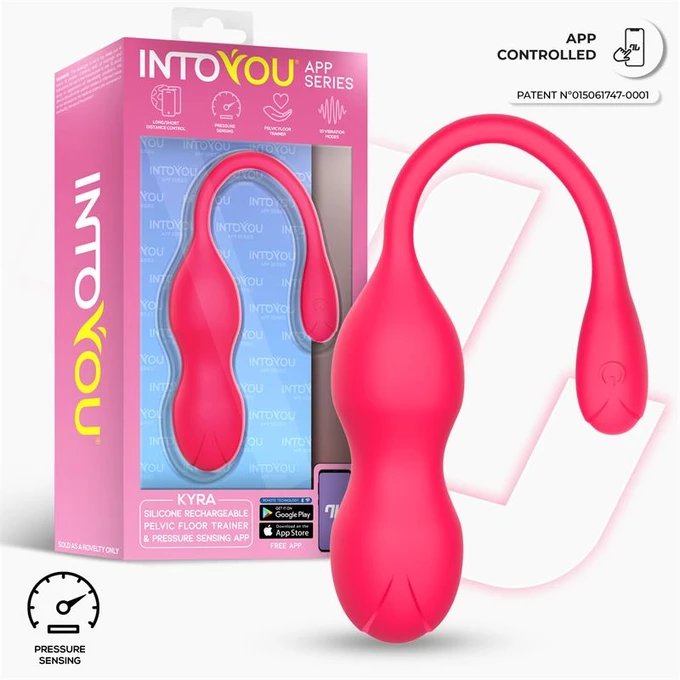 Intoyou Kyra Pelvic - Gejša guličky ovládané aplikáciou