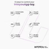 Intoyou Logan - Wibrujące jajeczko sterowane aplikacją, fioletowe