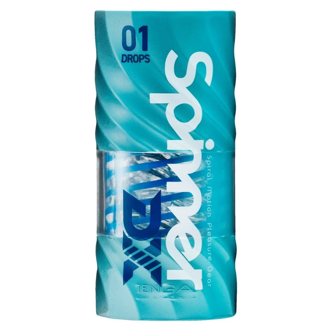 Tenga Spinner DX 01 Drops - Klasický masturbátor s krútiacim efektom