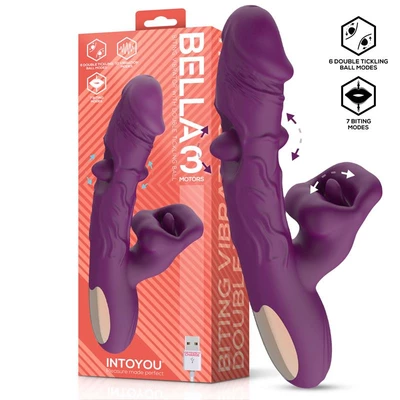 Intoyou Bella Vibe - Vibrátor s efektom zajačika na simuláciu orálneho sexu