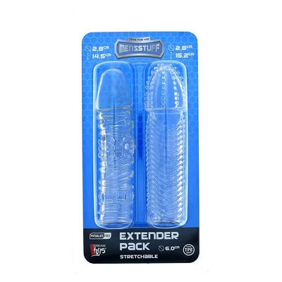 Dream toys Menzstuff Penis extender - Zestaw  nakładek na penia