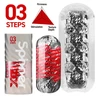 Tenga Spinner DX 02 Bumps - Klasický masturbátor s krútiacim efektom