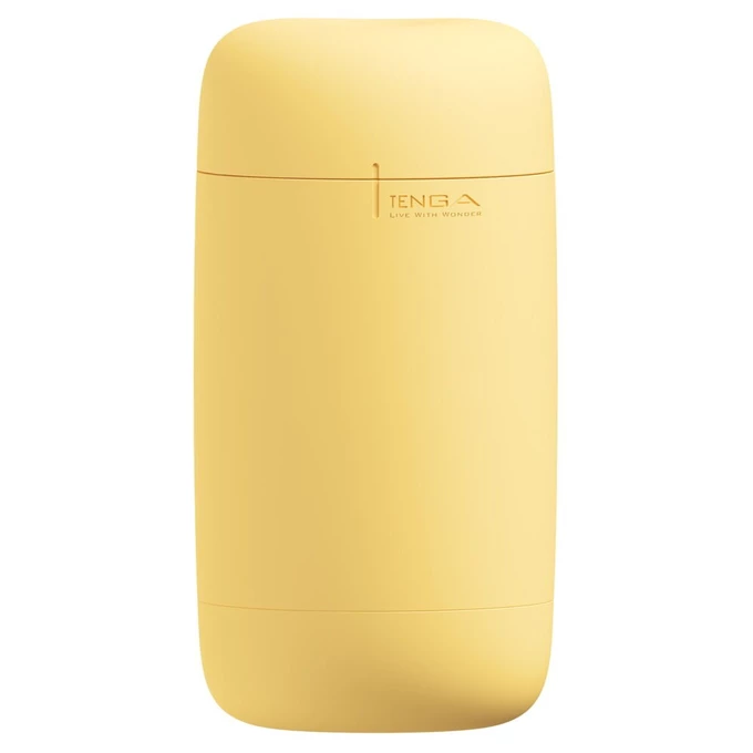Tenga Puffy Custard Yellow - Klasický masturbátor s mäkkou textúrou