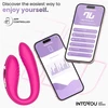 Intoyou Couty Couple toys - Wibrujące jajeczko z funkcją oscylacji, sterowane aplikacją