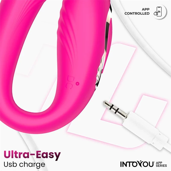 Intoyou Couty Couple toys - Wibrujące jajeczko z funkcją oscylacji, sterowane aplikacją