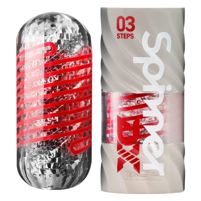 Tenga Spinner DX 02 Bumps - Klasický masturbátor s krútiacim efektom