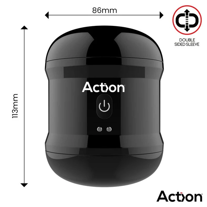 Action Thor Double Sided - Masturbátor s vibrátorom