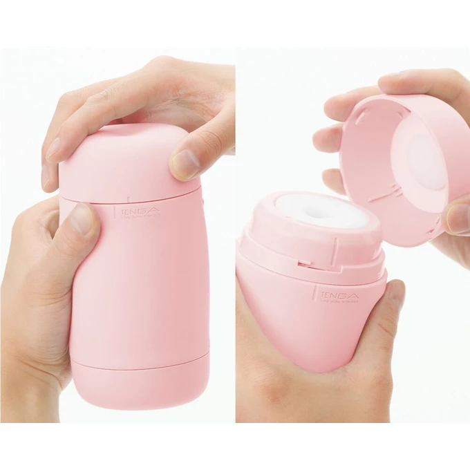 Tenga Puffy Strawberry pink  - Klasický masturbátor s mäkkou textúrou
