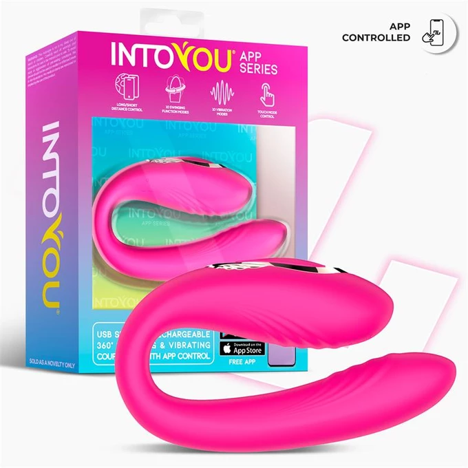 Intoyou Couty Couple toys - Wibrujące jajeczko z funkcją oscylacji, sterowane aplikacją