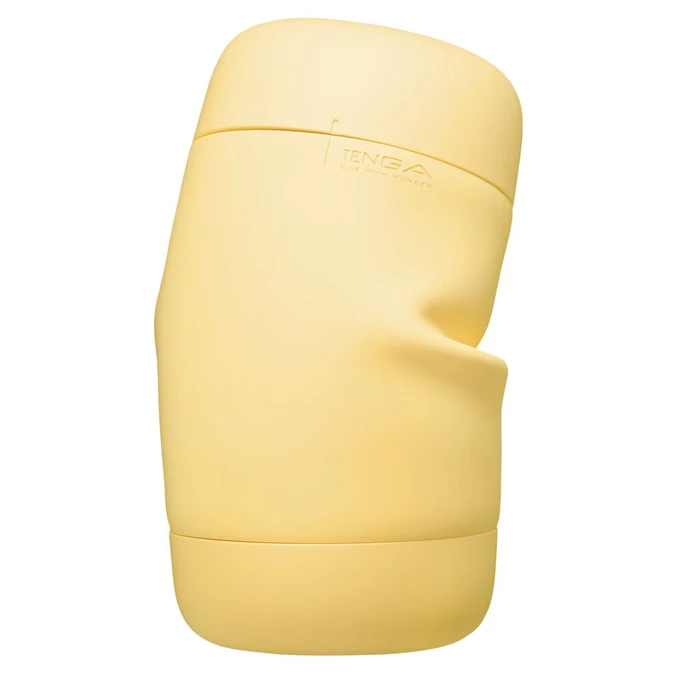 Tenga Puffy Custard Yellow - Klasický masturbátor s mäkkou textúrou
