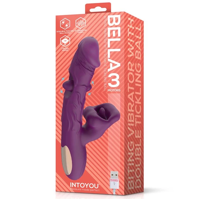 Intoyou Bella Vibe - Vibrátor s efektom zajačika na simuláciu orálneho sexu