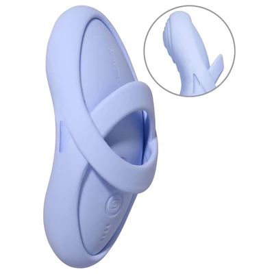 Svakom Echo 2 – Mini vibrátor na prst s odnímateľným puzdrom a funkciou ohrevu, Fialový