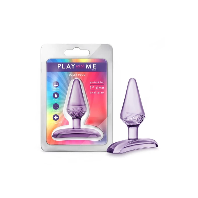 Blush Jolly plug - Korek analny, fioletowy