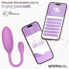 Intoyou Logan - Wibrujące jajeczko sterowane aplikacją, fioletowe