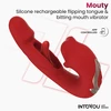 Intoyou Mouty Vibe - Wibrator króliczek z ruchomym językiem i symulacją oralną, sterowane aplikacją