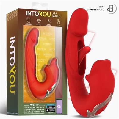 Intoyou Mouty Vibe - Vibrátor králika s pohyblivým jazykom a simuláciou orálneho sexu