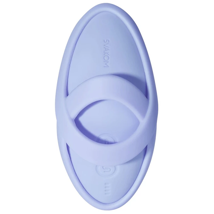 Svakom Echo 2 – Mini vibrátor na prst s odnímateľným puzdrom a funkciou ohrevu, Fialový