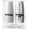 Tenga Aero Silver Ring - Klasický masturbátor so sacím efektom a špirálovou štruktúrou
