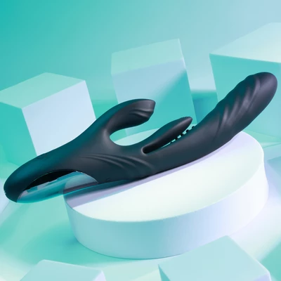 Playboy Rapid Rabbit - Králik vibrátor s pulznou funkciou a prídavným masérom